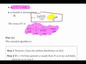 Random Number Generation - Generation Algorithms (Worked Example)