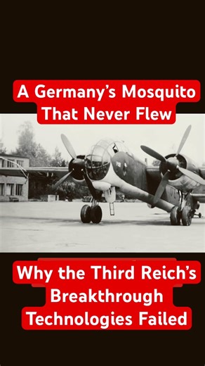 Ju 288 vs Mosquito: A Missed Race. Nazi Germany’s Failed Super Bomber