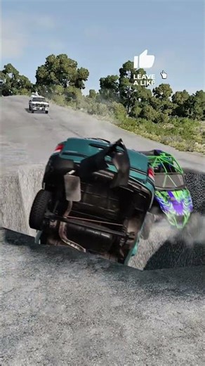 Random Vehicle vs Massive Pit #11 BeamNg Drive