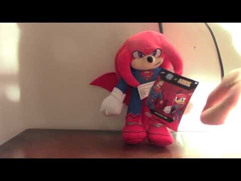 dc x sonic knuckles superman plush review ￼