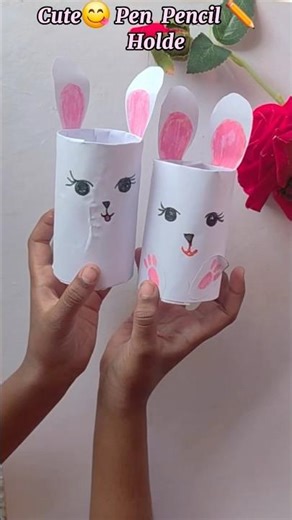 Diy Cute Papercrafts ❤️ Pen pencil ✏️ pot#subscribe #Like #trending #reels 🙏👍