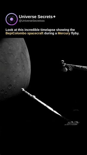 Flying above Mercury (Real Space Footage) 🌌✨