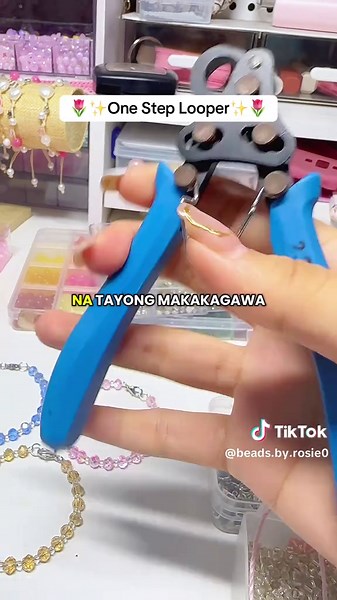 Replying to @JM one step looper! #fyppppppppppppppppppppppp #fypシ゚ #foryoupage #chain #onesteplooper #beads