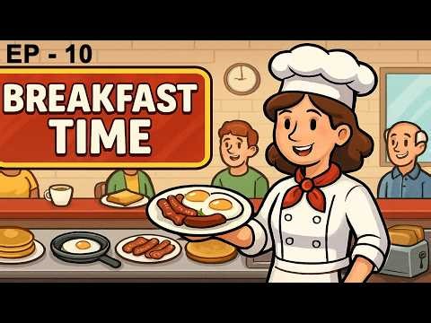 Breakfast Time: Fast-Paced Cooking Fun! 🍳🥓 (EP - 10)