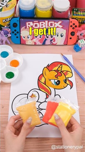 I made Sunset Shimmer using clay! #shorts