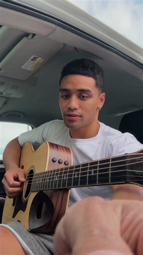 Sunset Guitar Jamming in the Car