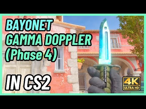 ★ CS2 Bayonet Gamma Doppler (Phase 4) | CS2 Knife In-Game Showcase [4K]