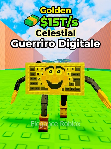 Celestial Guerriro Digitale ⌨️ ⭐️ #roblox #kickaluckyblock