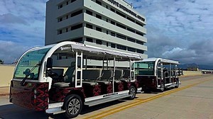New electric trams roll out at Honolulu’s Daniel K Inouye International Airport