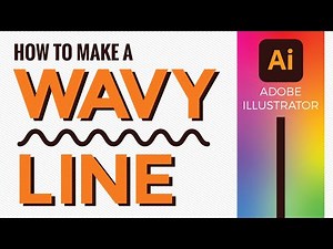 How to make a wavy line in Adobe Illustrator