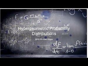 Hypergeometric Probability Distributions with Minitab
