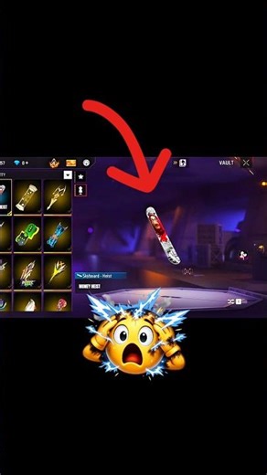 Free fire old skateboard ❤️‍🔥☠️ #shorts #freefire #shortsfeed