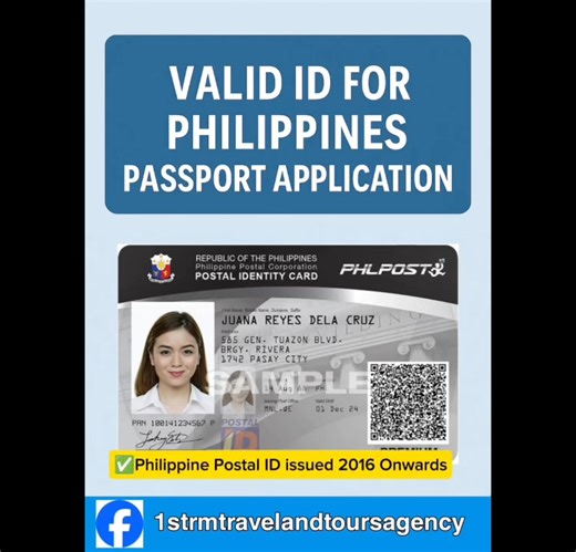 Valid IDs for Passport Application 2025 List of Acceptable IDs for...