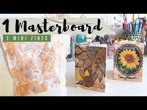 From 1 Masterboard to 2 Mini Zines | Easy 8-Page Zine Tutorial