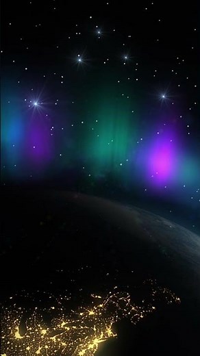 Cosmic Wind: The Power Behind Auroras 🌌⚡ #space #universe #cosmos #shorts