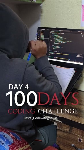 day 4 of #100daysofcode | #coding | #shorts