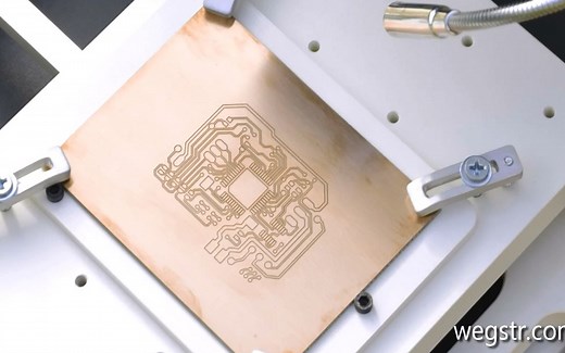 如何使用绿油UV阻焊层进行PCB原理制作方法 - cnc WEGSTR - STEP by STEP