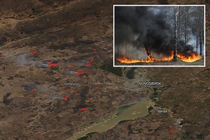 Siberia is on FIRE with 5million acres ablaze – and the flames are so big Nasa saw them from space