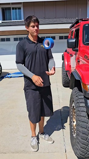 Jeep Windshield Replacement 👊 #orangecounty #oc #autoglass #windshieldreplacement #satisfying | AUTO GLASS KINGS