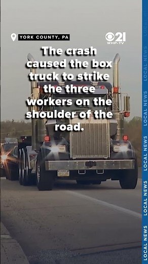 Work Zone Tragedy: 3 construction workers are dead after a crash on I-83