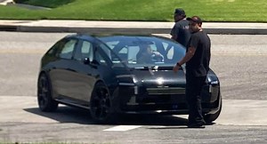 Canoo's Sporty Electric Sedan Has Been Snapped Out In The Open For The First Time | Carscoops