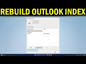 How To Rebuild Your Search Index on Microsoft Outlook