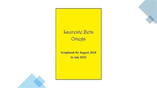 Scrapbook 2024 - 2025 Power Point