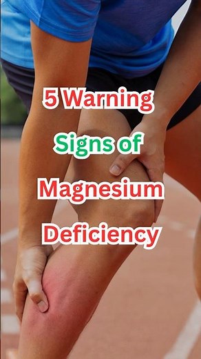 5 Warning Signs of Magnesium Deficiency
