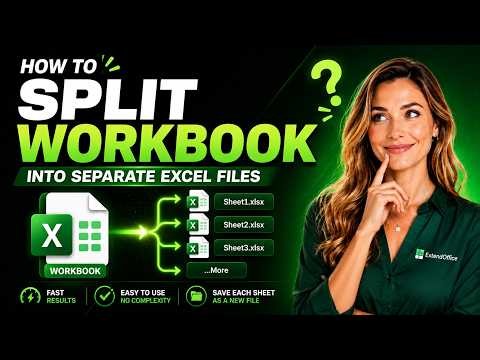 How to Split Each Excel Sheet into a Separate File Automatically