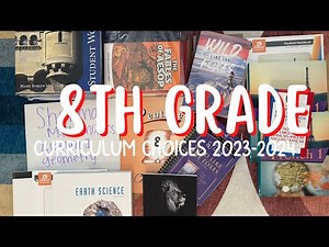 8TH GRADE CURRICULUM CHOICES||new homeschool year 23-24
