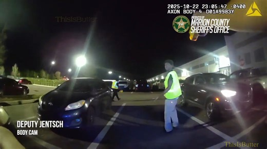 Marion County deputy use taser to arrest a wanted felony suspect who walked away from a traffic stop Finding videos takes time and effort, keep me motivated by donating to https://paypal.me/thisisbutter ----- On Wednesday, October 22, 2025, Deputy Jentsch and Deputy LaFountain responded to ID Logistics Warehouse, located at 13253 SW 20th Avenue Road, in Ocala, after receiving information that a person with a felony warrant was at the location. While waiting for additional deputies, 20-year-old J