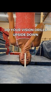 Yuka Sugiura, Gymnastics Neuroperformance Coach | 👀Seeing and spotting upside down are SKILLS and can be trained and enhanced through drills like the pencil push-up. Gymnasts and other... | Instagram