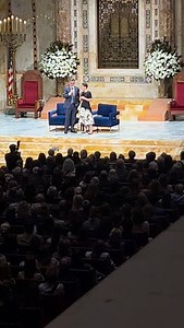 giligetz on Instagram: "Rabbi Angela Buchdahl and Stephen Colbert singing Over the Rainbow during an epic night at Temple Emanu-El for Rabbi Buchdahl’s new book Heart of a Stranger."