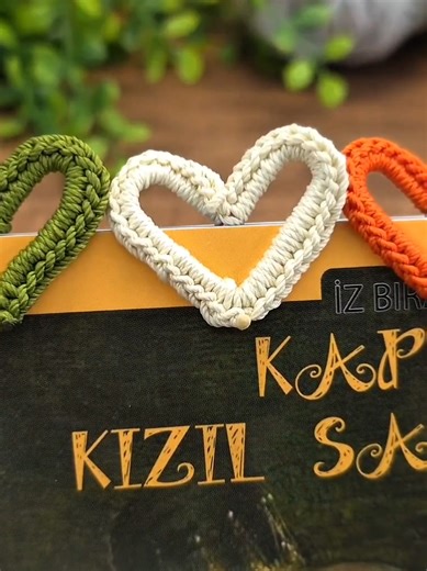 Beautiful And Easy Crochet heart design Paper Clip Tutorial For Beginners ✨ #crochet #Paperclip #crochettutorial #DIY #craft