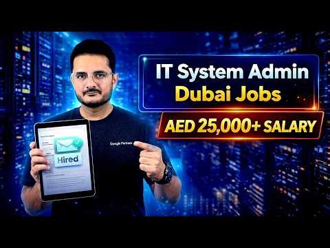 System Administrator Jobs in Dubai | NO DEGREE? REAL PLAN