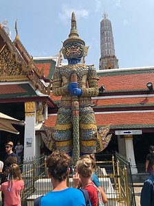 Grand Palace in Bangkok, the royal palace and temple complex, the...