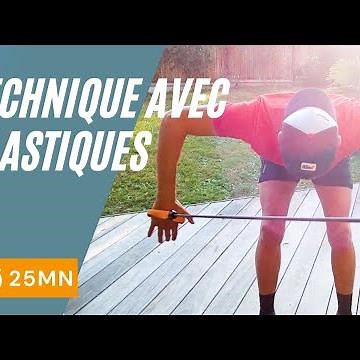 💪😓💦Renforcement musculaire natation à sec avec élastique pour triathlète, nageur, et SwimRunner.