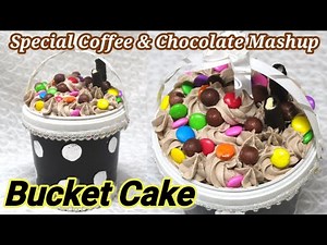 #Trending Bucket Cake Recipe || Coffee Special Bucket Cake | 100 % Homemade || Raheena @ R's Cuisine