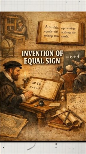 The Hidden History of the Equal Sign (=) #shorts #maths