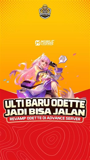 ODETTE REVAMP! BISA ULTI SAMBIL JALAN? 🦢🔥 #mobilelegends