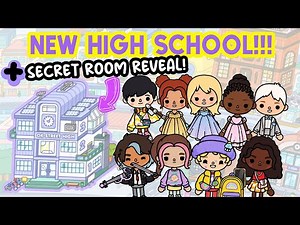 NEW OK STREET HIGH SCHOOL Secret Rooms Reveal Prom Party 🏫 TOCA BOCA House Ideas Toca Life World