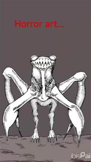 horror art# #art #horror #artist #sketching #shorts