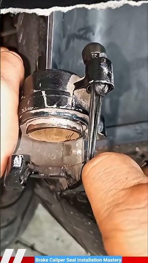 Brake Caliper Seal Installation Mastery #shorts #brakesystem #mechanic