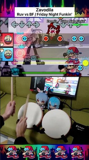 [Drum] Zavodila : Ruv vs BF - Friday Night Funkin' [Osu] 🥁