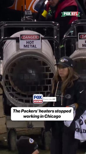 1.8M views · 24K reactions | Heaters not working for the Packers at Soldier Field 略 | NFL on FOX | Facebook