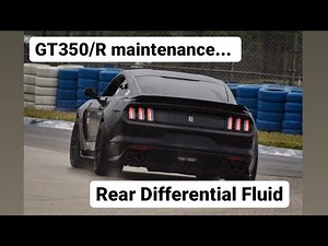 GT350/GT350R Rear Differential maintenance / HOW TO perform Rear Differential Fluid Service