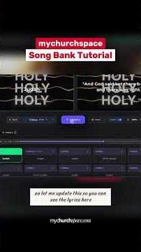 Song Bank Tutorial || church presentation