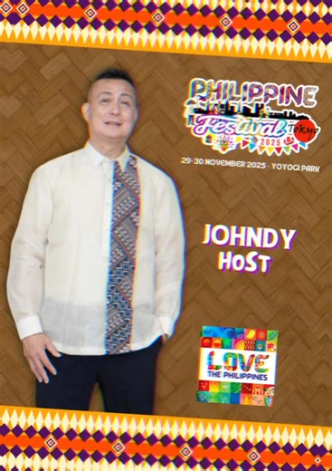 🎤 All set for an unforgettable celebration! Say hello to the hosts who are ready to light up the stage of the Philippine Festival Tokyo 2025! See you all on November 29 and 30 at Yoyogi Park! 🇵🇭🫶🏻🇯🇵 | Philippine Festival Tokyo