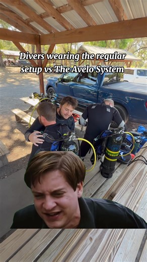 You’re watching divers gear up… and then you see the Avelo System 😳⚡️Lighter. Sleeker. Next-level buoyancy. #s#scubadivingAvelosystem#avelosystem #scubadiver #funnymemes