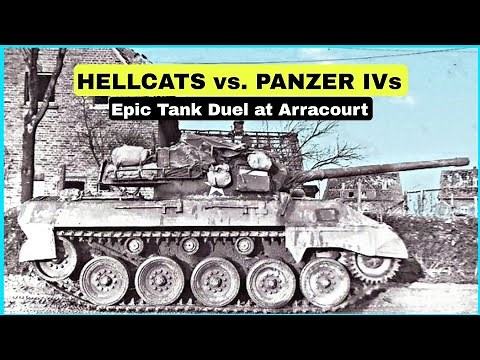 When M18 Hellcats Hunted Panzer IVs: Legendary Tank Battle at Arracourt
